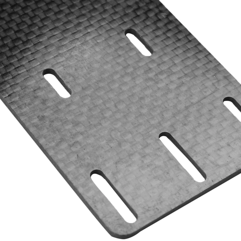 

1 Pcs 1/10 RC Crawler Battery Bracket Carbon Fiber Battery Relocation Plate & 1 Set Rear Body Post Mount with Clip