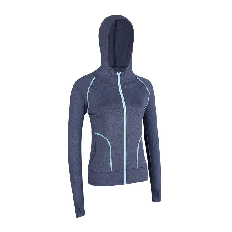 Женские светильник бег куртка на молнии Детская Спортивная ветровка Run с длинным