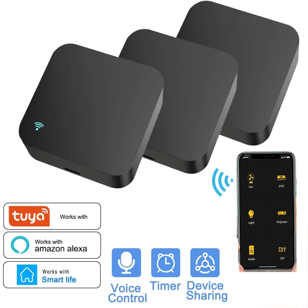 

smart home IR Remote Control wifi Universal Infrared Tuya for Smart Home Control For TV AC DVD AUD Works With For Google Home