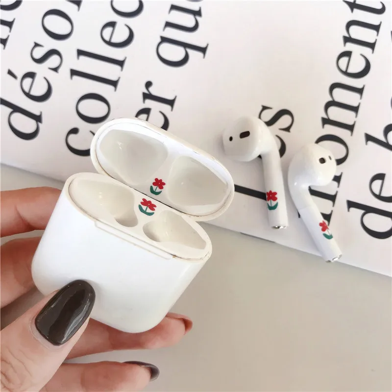 Симпатичные защитные наклейки на чехол для Airpods наклейка с защитой от пыли Apple Air