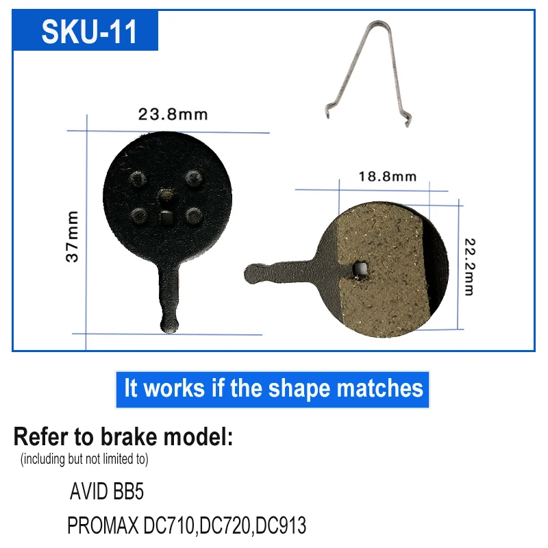 Резиновые велосипедные дисковые Тормозные колодки для SHIMANO SRAM AVID HAYES Magura Formula и