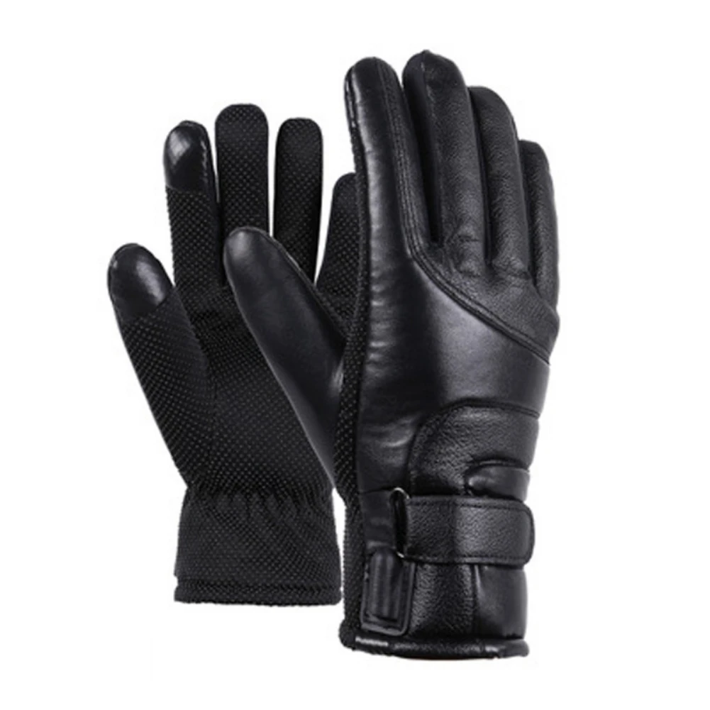 

Winter Electric Heated Gloves Waterproof Windproof Cycling Warm Heated Gloves USB Powered Touch Screen Gloves Christmas Gift