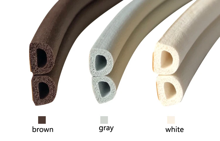 Уплотнительная лента 10 метров самоклеящаяся уплотнительная типа E/D/P/I для дверей