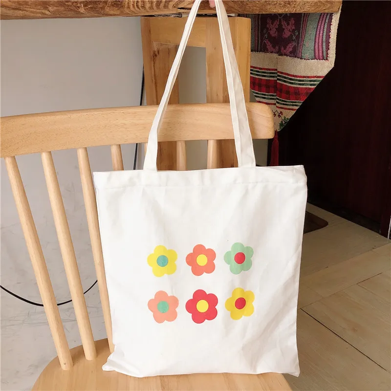 Youda оригинальный цветочный принт Женская парусиновая сумка свежие студенческие