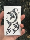 Новинка 2018, водостойкая временная татуировка, наклейка, кружево, Акула, рыба, тату, флэш-тату, ненастоящие татуировки для женщин и мужчин