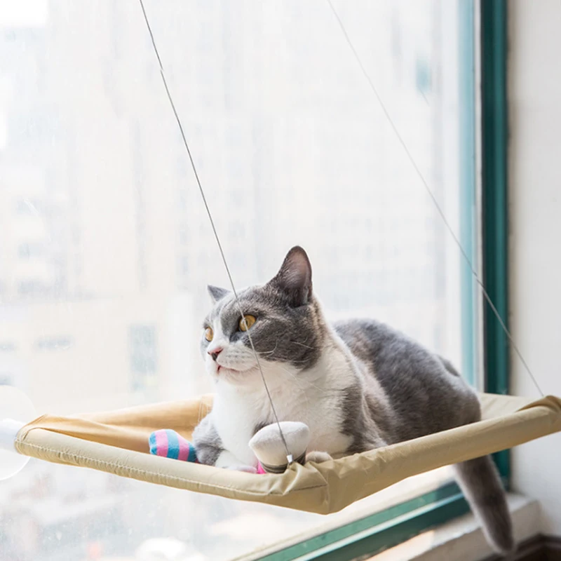 Бесплатная доставка мягкие гамаки для кошек окна питомники могут нести вес 15 кг