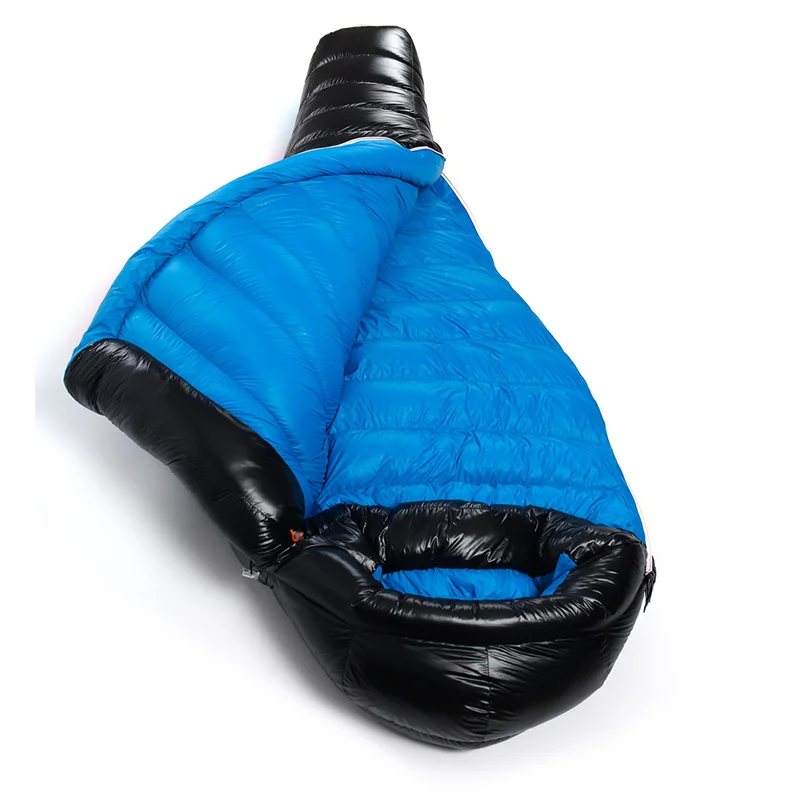 Спальный мешок AEGISMAX серии G для кемпинга ультралегкий нейлоновый с белым гусиным
