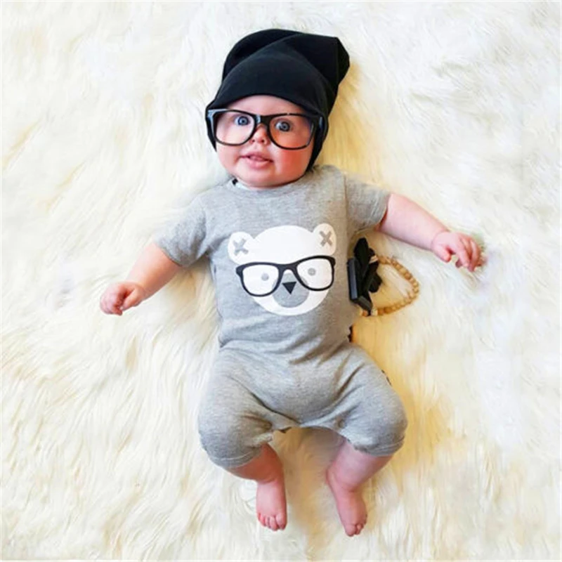

Newborn Baby Kid Boys Summer Lovely Animal Soft Cotton Romper Harem Pant Jumpsuit Playsuit Outfits Clothes