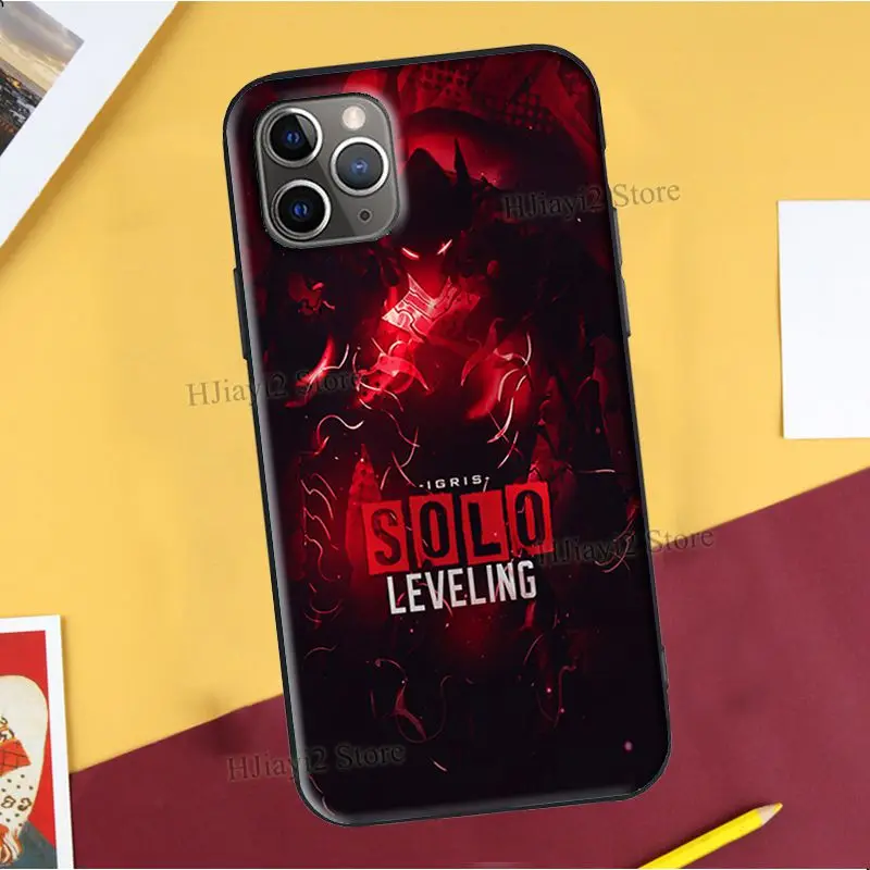 Чехол Solo Leveling igris для iPhone 11 Pro Max 12 mini SE 2020 X XR XS 7 8 Plus чехол|Бамперы| |
