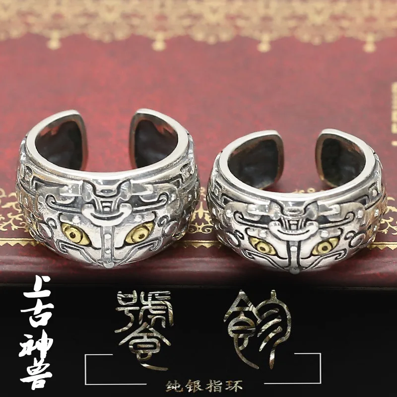 100% S925 серебро обручальное кольцо модные классические ювелирные изделия Резные