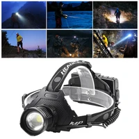 led head torch usb rechargeable headlamp super bright 2000 lumens head light for outdoor hiking running camping head lamp