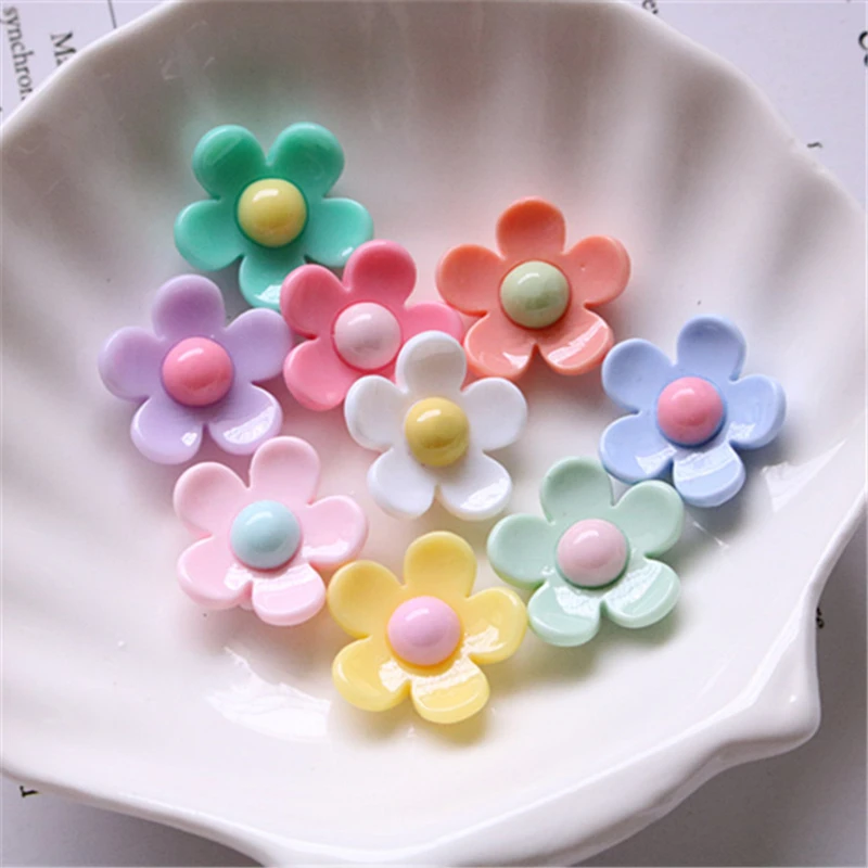 Заколки для волос сделай сам 20 шт. разноцветные Декор-брошь скрапбукинга с