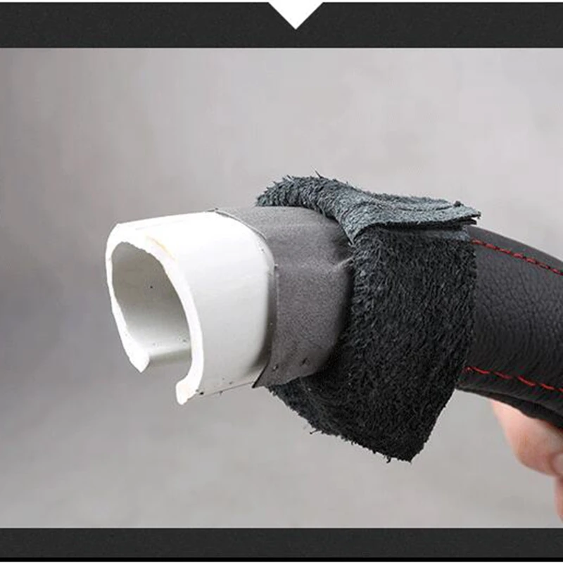 Чехол на рулевое колесо кожаный чехол автомобильные аксессуары 38/36/39 см для Ford Focus