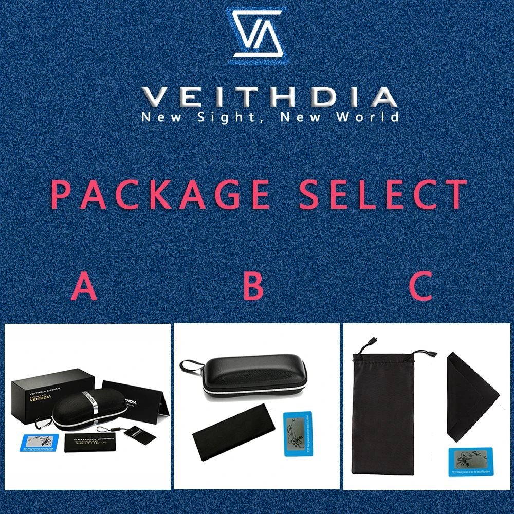 VEITHDIA солнцезащитные очки модные поляризационные линзы UV400 брендовые спортивные мужские и женские винтажные уличные солнцезащитные очки для мужчинженщин 6108 (art.: 7970421fb) - 7970421fb