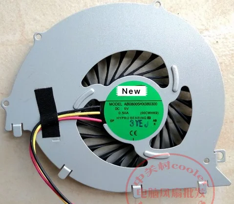 

For ADDA AB08005HX080300 (00CWHK9) DC 5V 0.50A Server Laptop Cooling Fan