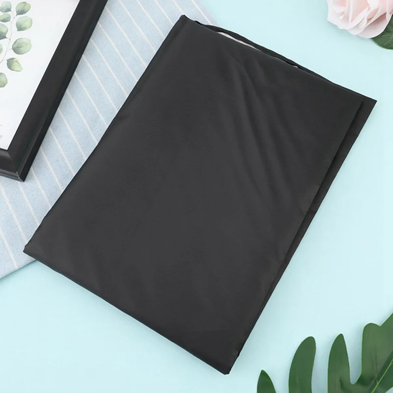 

Adult Black Hairdressing Apron Cape Salon Hair Cutting Barber Cape Waterproof Apron Wrap Cloth for Adult Child Hairdressing Tool