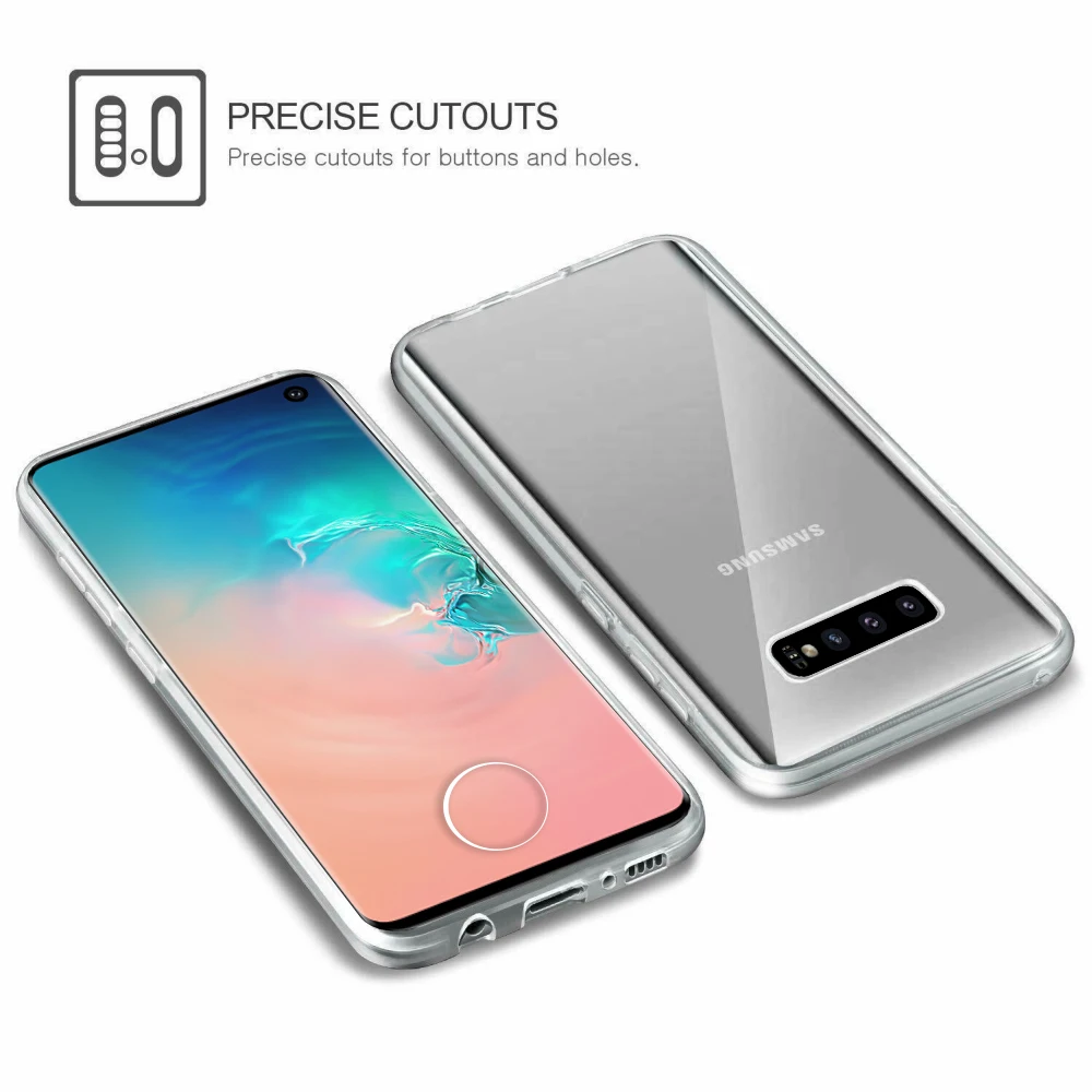 LAPOPNUT Full Shockproof Clear Phone Case for Samsung Galaxy S20 Ultra Note 10 8 9 S10 Plus S9 S8 S7 Edge S10e Transparent Cover |