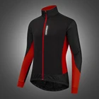Зимние термокуртки WOSAWE для велоспорта, ветрозащитная куртка с длинным рукавом, велосипедная Светоотражающая флисовая одежда для велоспорта