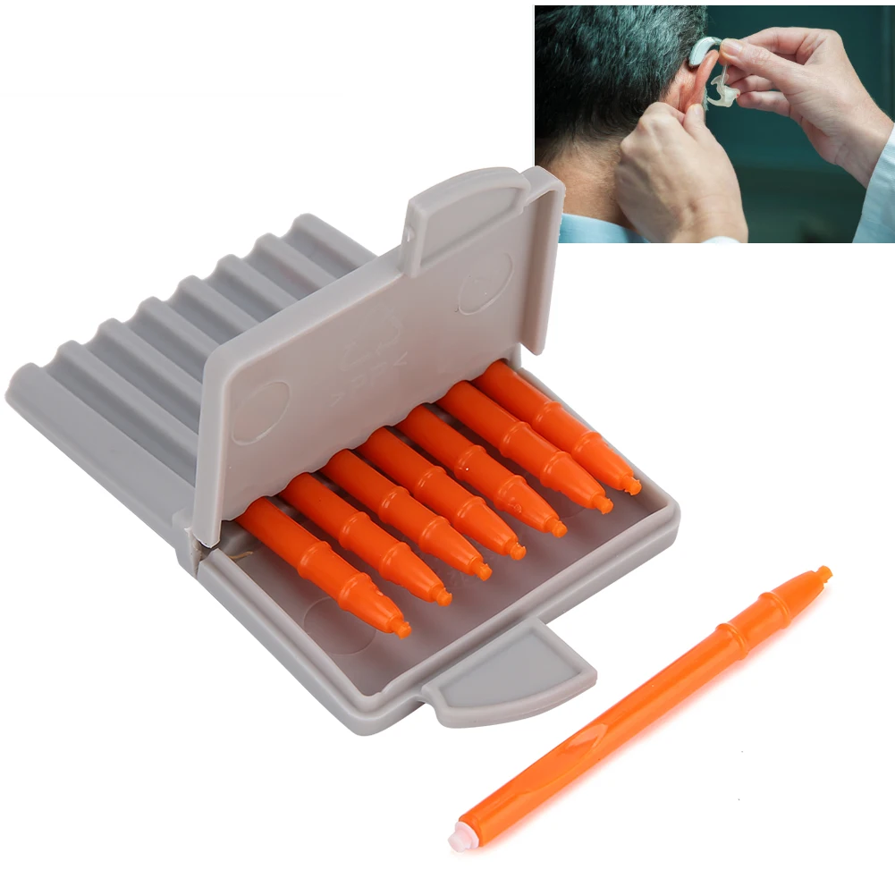 

8Pcs/Box Hearing Aid Protective Wax Guard Earwax Filters Hearing Aid Accessory Dustproof Protection Filter Ear Protect Care Tool