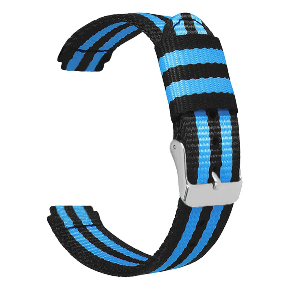 Ремешок нейлоновый для наручных часов сменный спортивный браслет с принтом 22 мм