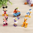 Мини-фигурки из мультфильма Микки Маус, 6 шт., 6-7 см