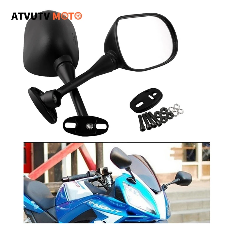 

Motorcycle accessories modified handlebar rearview mirror For Honda CBR600RR CBR1000RR SUZUKI GSXR600 GSXR750 2003-2016