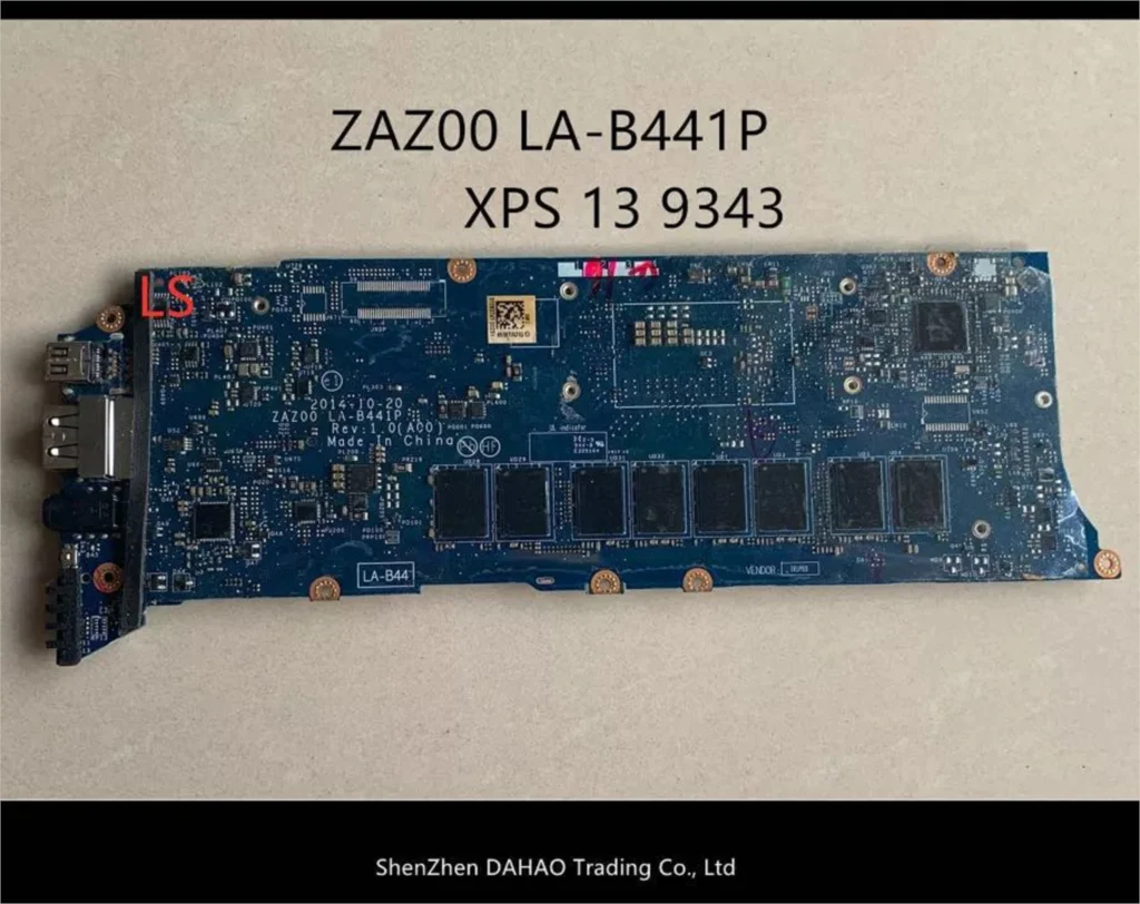 ZAZ00 LA-B441P материнская плата для ноутбука DELL XPS P54G 13 9343 CN-0K0JPD 0K0JPD SR23Z I3-5010U Процессор 4G