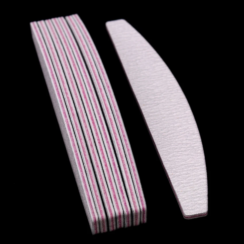 

5PCS/Set Nail Art Tool Sanding Buffer Block Pedicure Manicure Buffing Polish Beauty Tools Professional Nail Files Grey Boat