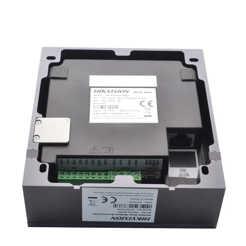 Оригинальный IP-видеодомофон Hikvision DS-KD8003-IME1 многоязычный дверной звонок с модулем