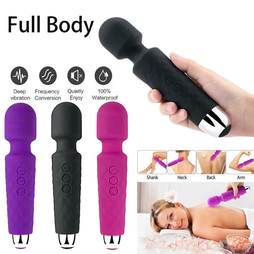 Волшебная палочка ручной массажёр вибрирующий массаж всего тела стержень 20