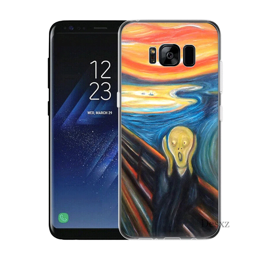 Чехол для мобильного телефона samsung Galaxy J7 J6 J5 J3 J2 J1 Prime жесткий чехол Munch Van Gogh Shell