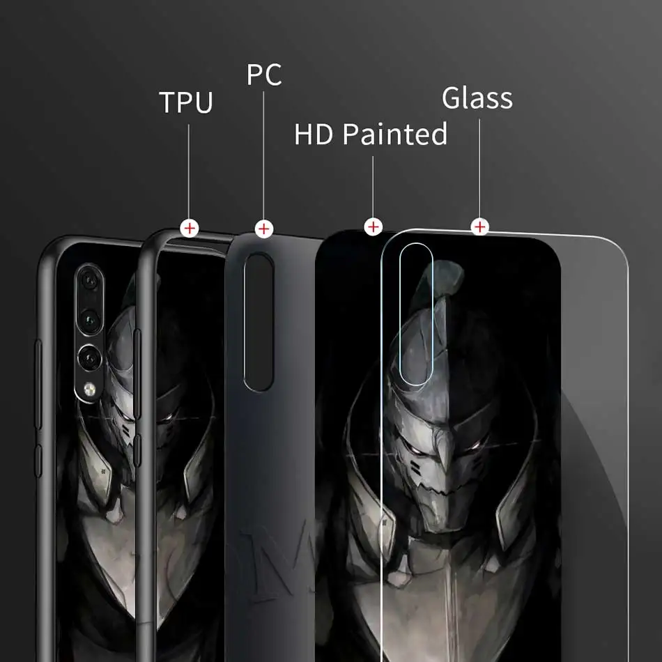 

Fullmetal Alchemist Case For Huawei Honor 20 9X 8X Mate 10 20 30 Pro Lite Y9 Y6 Y7 2019 Y8p Glass Phone Cover Coque