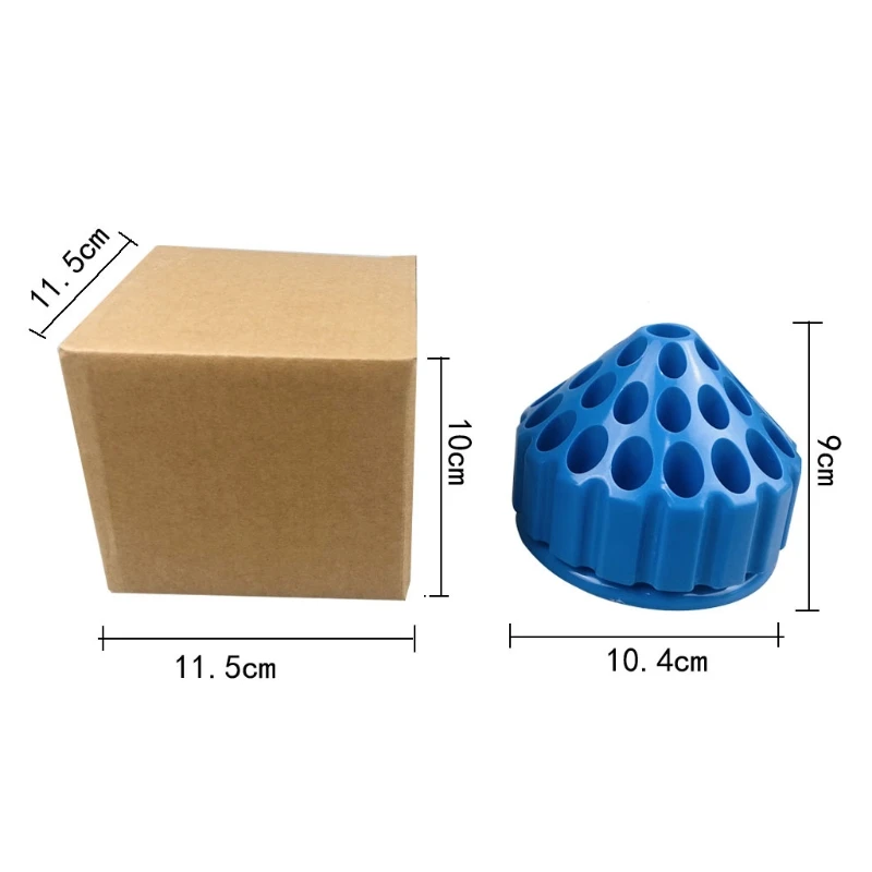 

Rotatable Organizer Box for Jewelry Making Tool Bur Holder Drill Bit Tap Stand Grinding Carving Tools Storage Box Wholesale