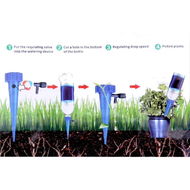 

30pcs Auto Drip Irrigation Tool Spikes Watering System Automatic Watering Spike Kit for Plants Flower Indoor Household Tools