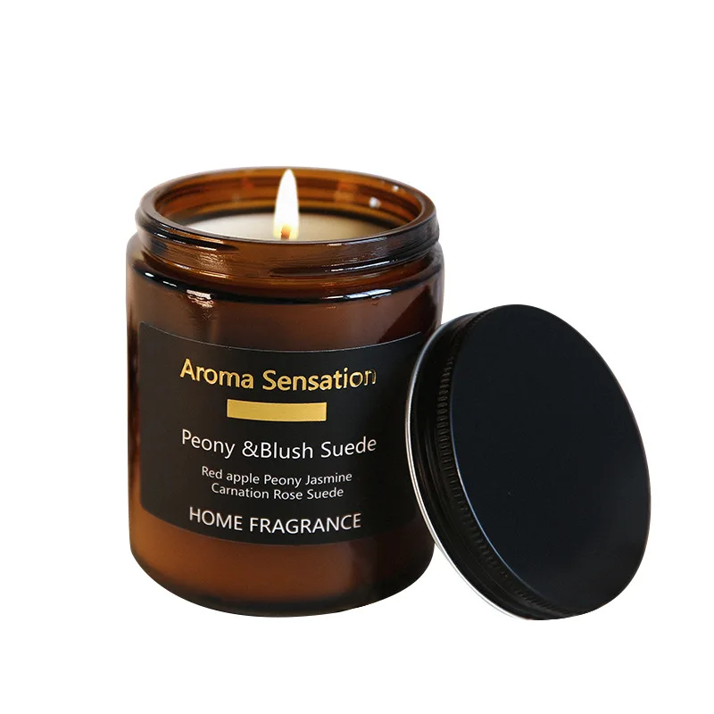 Креативные и изысканные ароматические свечи с воском в форме фасоли чайного