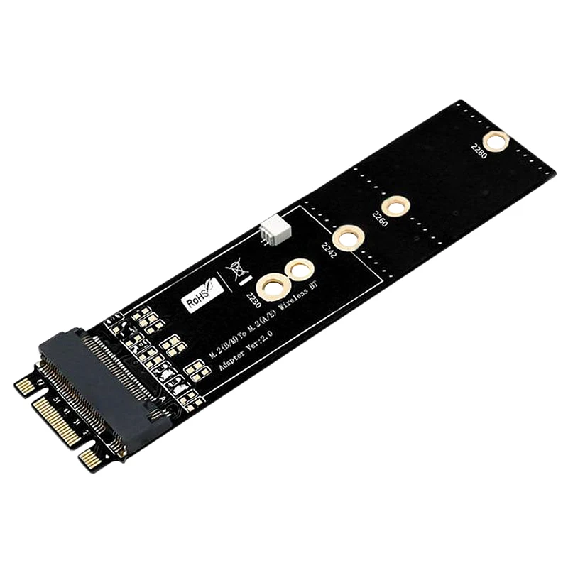 Ключ A &amp Key B + M M.2 Ngff Ssd To 2 5 Sata 6 ГБ/сек. адаптер с Usb сигнальным корпусом разъем M2