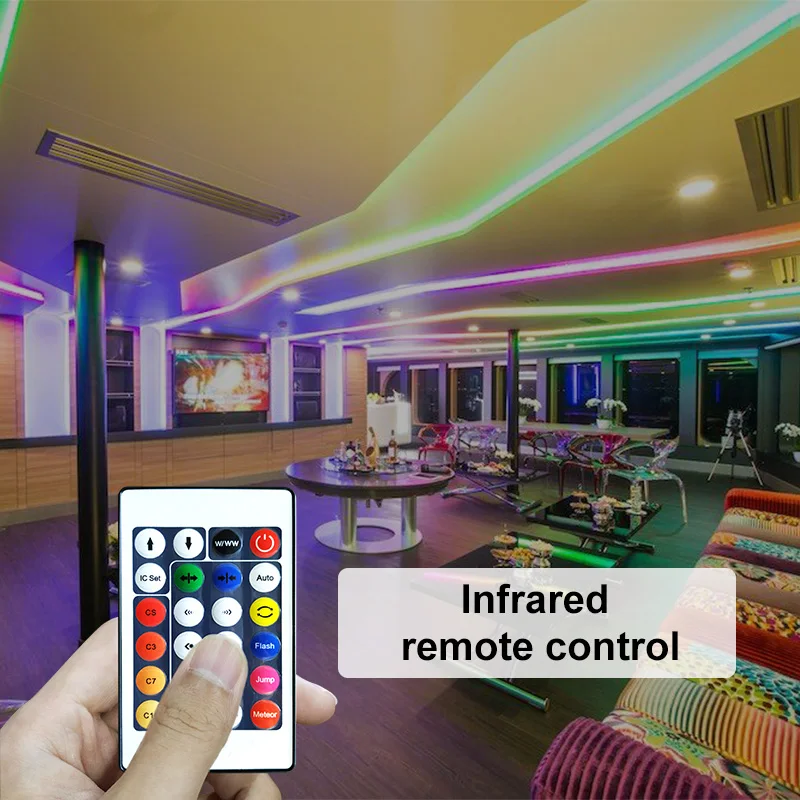 

LED Strip Lights WS2811 Dream color SMD LED Light RGB Individually Addressable Smart Flexible Ribbon RGB Tape Diode DC 12V