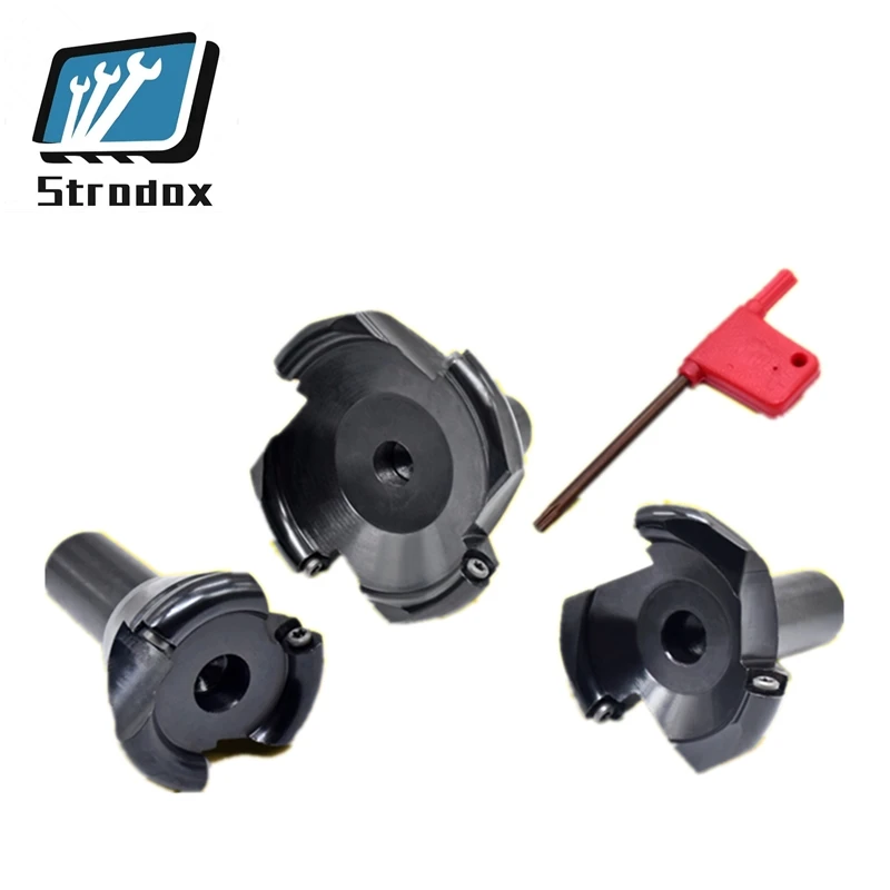 CNC Ordinary turret milling machine EMR5R cutter steel bar C20 face head Milling Cutter 1003 blade | Инструменты