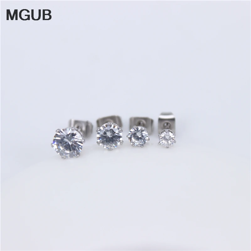 Из нержавеющей стали ювелирные изделия 12 пар/компл. серебро Цвет Диаметр с