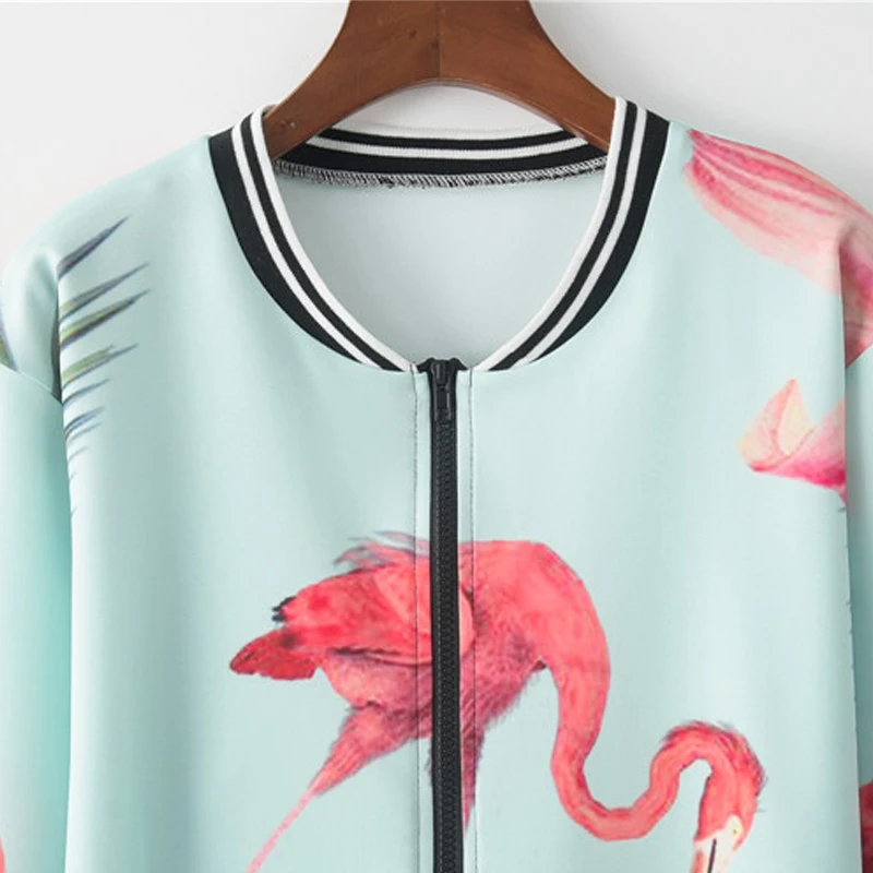 Женская модная бейсбольная куртка с длинным рукавом и контрастными полосатыми