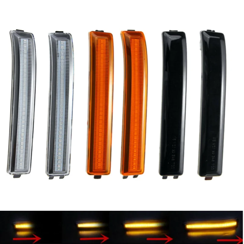 

2Pcs Flowing 12V Car Side Mirror Lights Reflector Turn Signal Indicator Lamps LED For Ford F150 2009-2014 Raptor 2010-2014