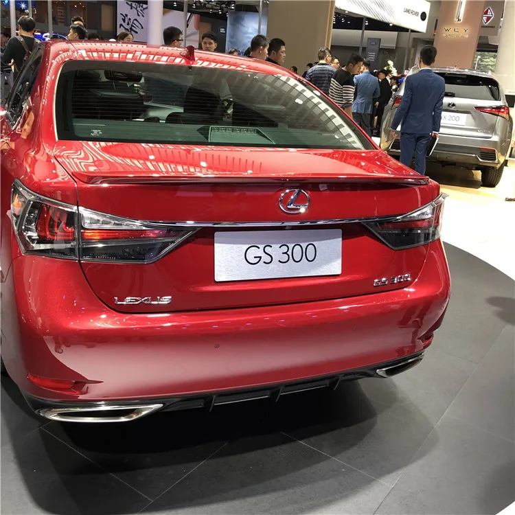 Спойлер для Lexus GS300 2015-2018 GS400 GS350 yck цветной задний спойлер из АБС-пластика