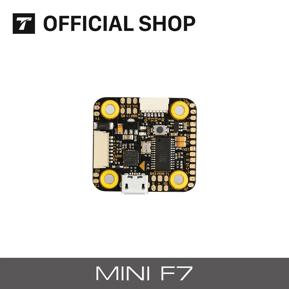 T-motor MINI F7 (HD + OSD + VTX SWITCH) Контроллер полета для FPV RC Дрон гоночный Квадрокоптер