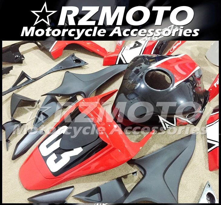 

4 Gifts High quality New ABS Motorcycle Full Fairing kit fit for Honda CBR600RR F5 2007 2008 600RR Bodywork set Red Black White