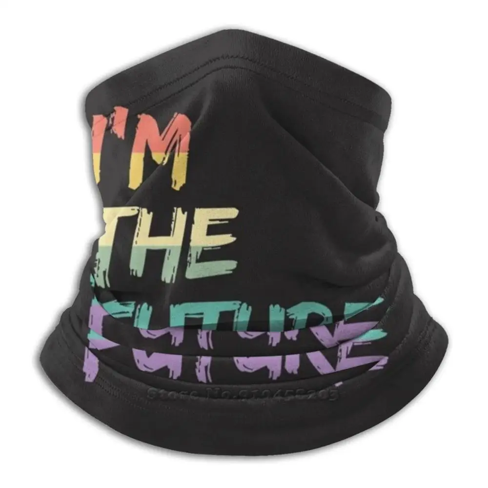 

I'M The Future Rainbow Colors Microfiber Neck Warmer Bandana Scarf Face Mask