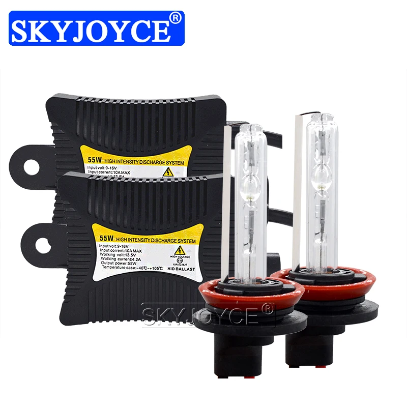 SKYJOYCE DC 12V HID комплект ксенонового балласта H3 H1 H8 H11 HB3 HB4 H7 6000K 4300K 8000K Электронный