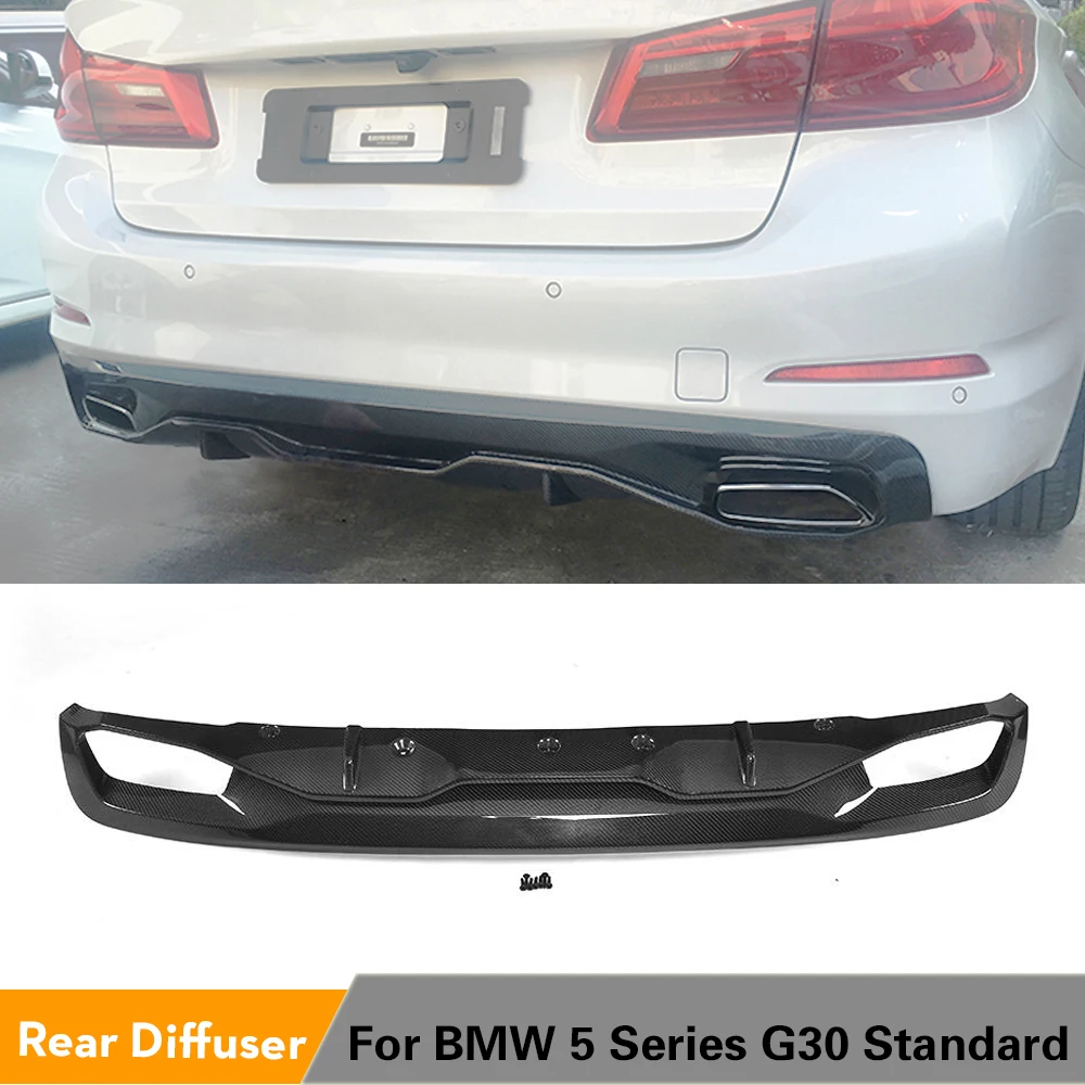 Неокрашенный диффузор для заднего бампера из углеродного волокна/ФАП BMW 5 серии G30
