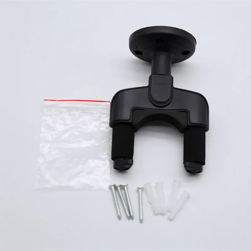 Guitar Hanger Stand Wall Mount Holder Hook for Electric Guitar Acoustic Mandolin Ukulele Black Guitar Bass Screws Accessories