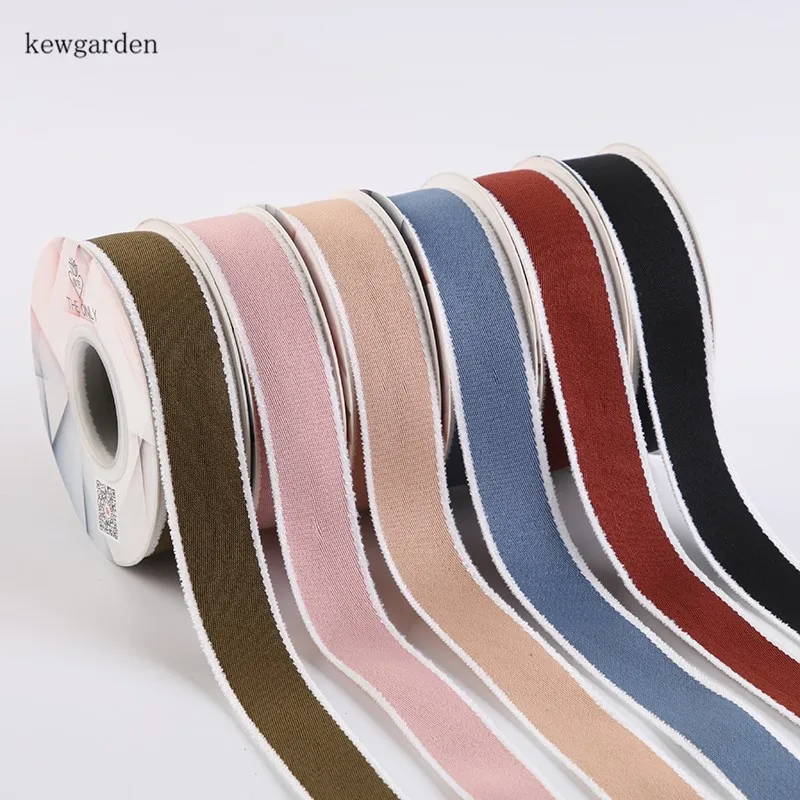 Kewgarden DIY бантик для волос аксессуары края атласная лента 1 &quot25 мм вручную