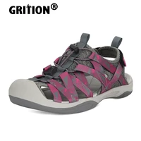 grition womens sandals outdoor trekking shoes non slip casual hiking sandal fashion 2021 comfortable anti collision size 36 41
